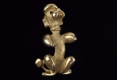 Stunning Vintage 1960s Sarah Coventry Poodle Brooch