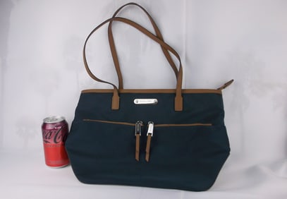 Mint Michael Kors Leather Canvas Handbag Purse