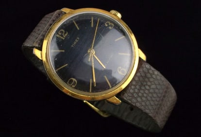 Gorgeous Vint 1950s Timex Mens Watch Winds Works Great