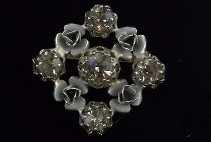 Mint Vintage 1940s Austria Crystal Brooch
