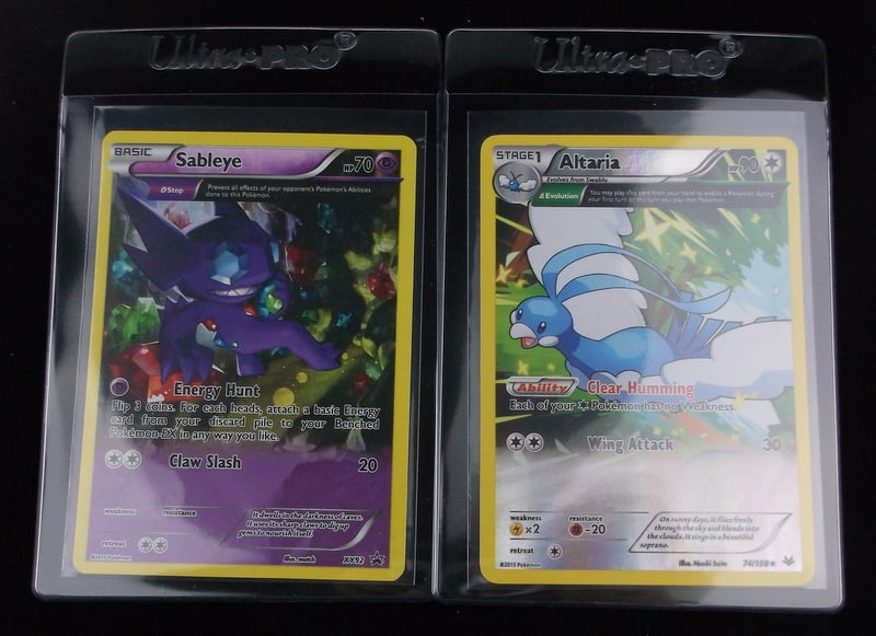 2 Mint 2015 Pokemon Altaria Sableye Full Art Holo Rare Black Star Promo: q A Genuine Pokemon TCG Card in the listed condition in title, all are unplayed
