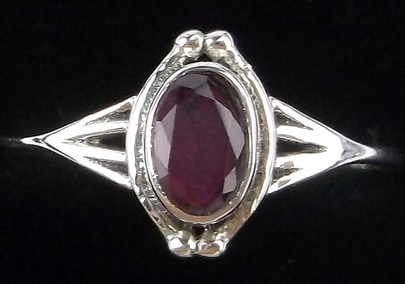 New Sterling Silver Ruby Ring 8 (1 of 2)