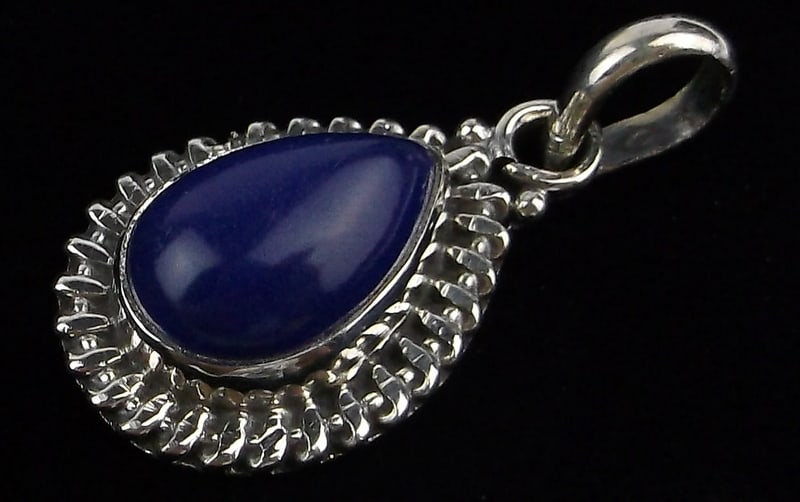 New Bali Sterling Silver Lapis Lazuli Pendant (1 of 3)