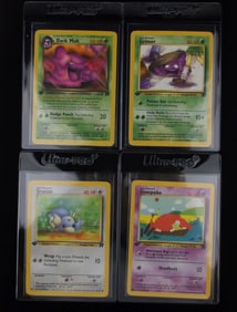 2000 Pokemon Team Rocket 1st Edition Card Lot Dratini Slowpoke