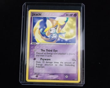 Mint 2004 Pokemon Jirachi Black Star Promo Card