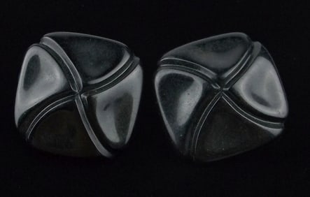 Gorgeous Vintage 1950s Bakelite Earrings