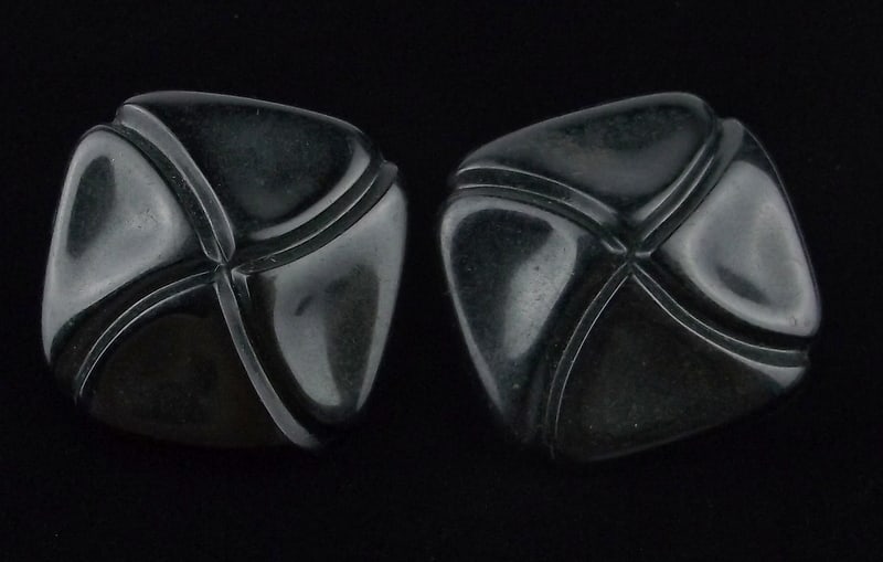 Gorgeous Vintage 1950s Bakelite Earrings: excellent condition