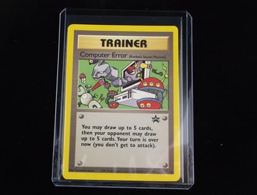Mint 2000 Pokemon WOTC Computer Error Black Star Promo Card