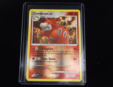 Mint 2008 Pokemon Camerupt LV41 Reverse Holo Card