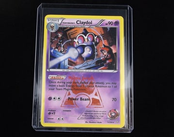 2015 Pokemon Team Magma Claydol Rare Holo Card