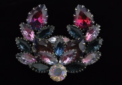 Big Mint Vintage 1960s Juliana Rhinestone Brooch