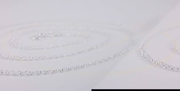 New Vintage Italian Sterling Silver Chain Necklace 20": Solid Sterling Silver Guaranteed, in Brand New Never Worn Condition.