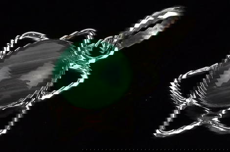 New Sterling Silver Malachite Sun Pendant: Solid Sterling Silver Guaranteed, in Brand New Never Worn Condition.