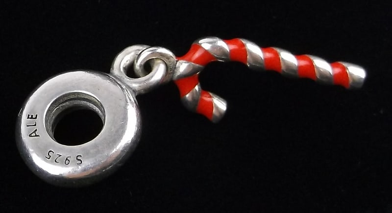 Mint Vintage Pandora Sterling Silver Christmas Charm Bead: Guaranteed Solid 925 Sterling Silver, in Excellent Condition