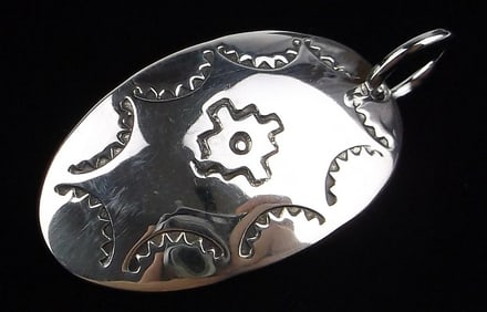 Mint Vint Navajo Verna Peterson Sterling Silver Pendant