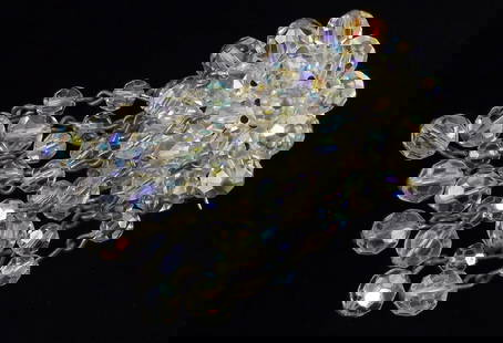 Mint Vintage 1950s Crystal Sway Brooch: Mint Condition, In Like New Condition, Perfect