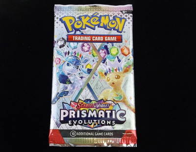 New Pokemon Sealed TCG Prismatic Evolutions Card Pack: Pokemon New Sealed Never Weighed or Searched straight from a sealed box pack