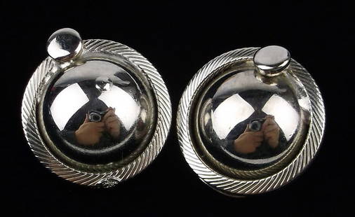 Mint Vintage 1960s Atomic Era Earrings: Mint Condition, In Like New Condition, Perfect