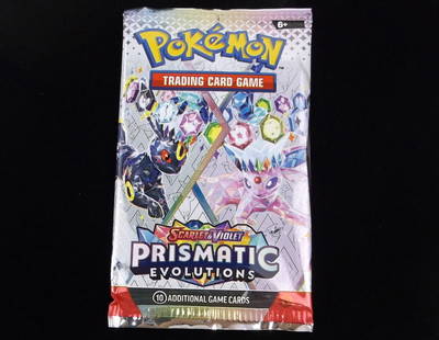 New Pokemon Sealed TCG Prismatic Evolutions Card Pack: Pokemon New Sealed Never Weighed or Searched straight from a sealed box pack
