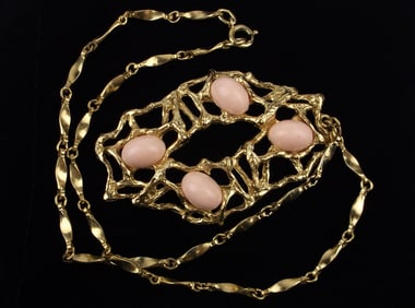 Mint Vintage 1960s Napier MOD Chain Necklace 18"