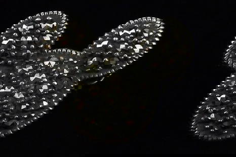 Mint 1980s Judith Jack Disney Sterling Mickey Mouse Brooch: Guaranteed Solid 925 Sterling Silver, in Excellent Condition