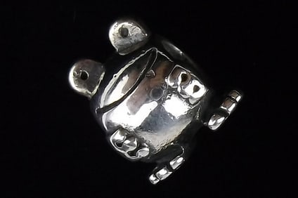 Mint Vintage Pandora Sterling Silver Frog Charm Bead