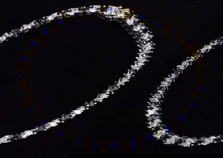 New Vintage Gold Over Sterling Silver Tennis Bracelet 7.5": Solid Sterling Silver Guaranteed, in Brand New Never Worn Condition.