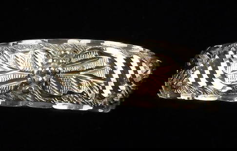 Mint Vint Sterling Silver 12kt Gold Black Hills Gold Mens Ring 11: Guaranteed Solid 925 Sterling Silver, in Excellent Condition