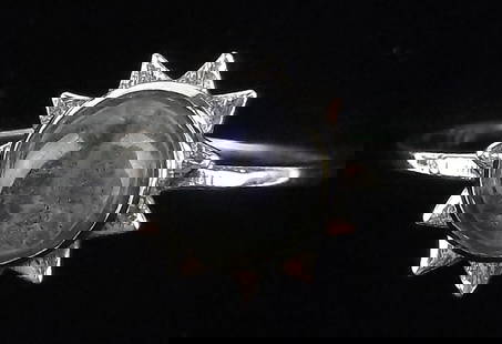 New Sterling Silver Labradorite Sun Ring 7: Solid Sterling Silver Guaranteed, in Brand New Never Worn Condition.