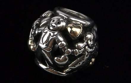 Mint Pandora Sterling Silver Girls Boys Charm Bead
