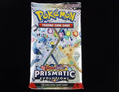 New Pokemon Sealed TCG Prismatic Evolutions Card Pack: Pokemon New Sealed Never Weighed or Searched straight from a sealed box pack