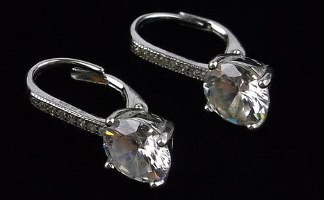 Mint Vintage Sterling Silver Drop Earrings