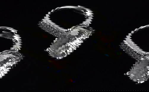 Mint Vintage Sterling Silver Drop Earrings: Guaranteed Solid 925 Sterling Silver, in Excellent Condition