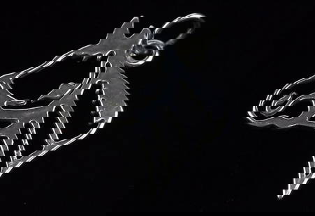 Mint Vintage Sterling Silver Horse Pendant: Guaranteed Solid 925 Sterling Silver, in Excellent Condition