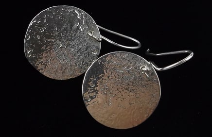 Mint Vintage Designer Sterling Silver Drop Earrings