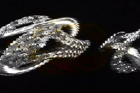 Stunning Vintage Sterling Silver Diamond Ring 7: Guaranteed Solid 925 Sterling Silver, in Excellent Condition