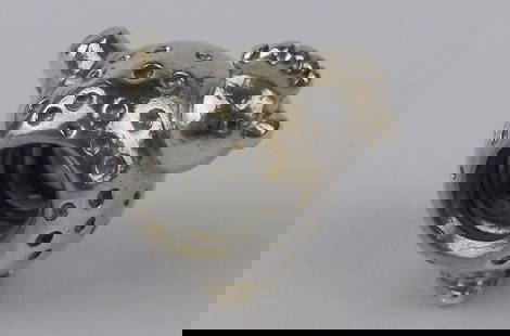 Mint Vintage Pandora Sterling Silver Chicken Charm Bead: Guaranteed Solid 925 Sterling Silver, in Excellent Condition