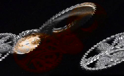 Mint Pandora Gold Over Sterling Tree of Life Charm Bead Family: Guaranteed Solid 925 Sterling Silver, in Excellent Condition