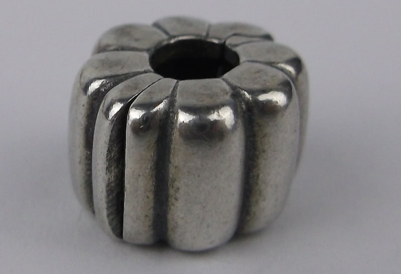 Mint Pandora Sterling Silver Charm Bead (1 of 2)