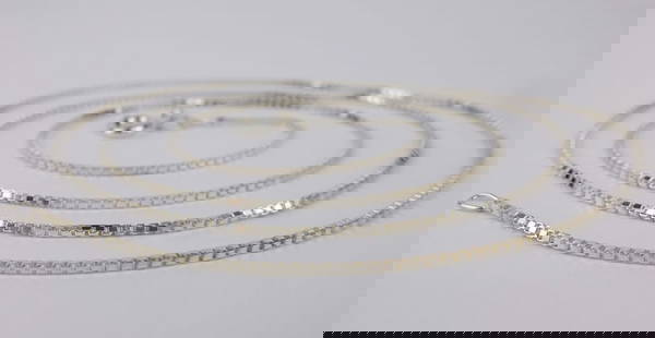 New Vintage Italian Sterling Silver Box Chain Necklace 24": Solid Sterling Silver Guaranteed, in Brand New Never Worn Condition.