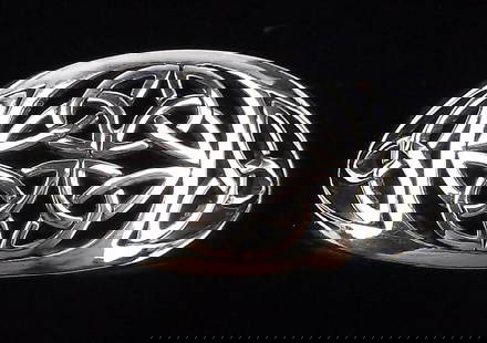 Mint Vintage Sterling Silver Keltic Ring 7: Guaranteed Solid 925 Sterling Silver, in Excellent Condition