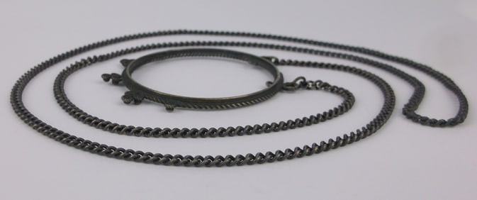 Mint Vint Navajo Sterling Silver Chain Necklace 30"