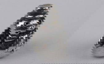 Mint Vint Pandora Sterling Silver Snowman Charm Bead Christmas: Guaranteed Solid 925 Sterling Silver, in Excellent Condition