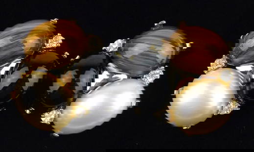 Rare Mint Huge Vintage Ciner Glass Rhinestone Earrings: Mint Condition, In Like New Condition, Perfect