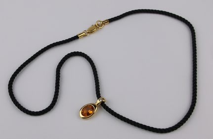 New Vintage Swarovski Crystal Swan Necklace 16"