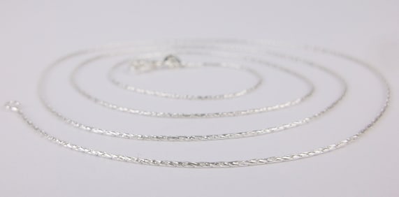 New Italian Sterling Silver Chain Necklace 24"