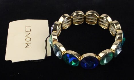 New Tagged Monet Rhinestone Colorful Bracelet