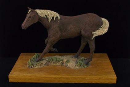 Mint Vint Walter Blacks Bronze Quarter Horse Sculpture #D