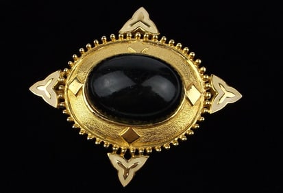 Stunning Big Vintage Jomaz Celluloid Sun Brooch