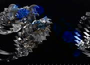 Stunning Big 1960s Juliana Rhinestone Clamper Bracelet 7.5"